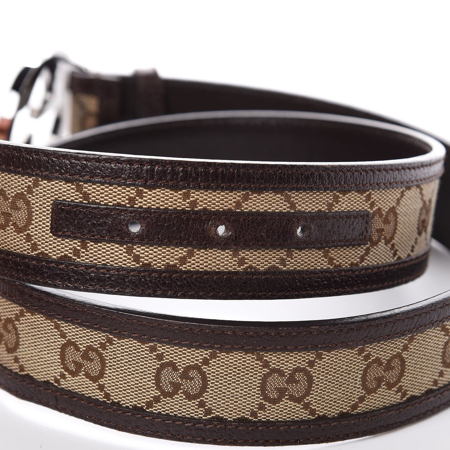 Monogram Interlocking G 40mm Belt 90 36 Dark Brown
