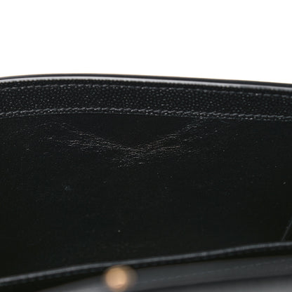 Saint Laurent Grain De Poudre Uptown Chain Wallet Black 8 of 9