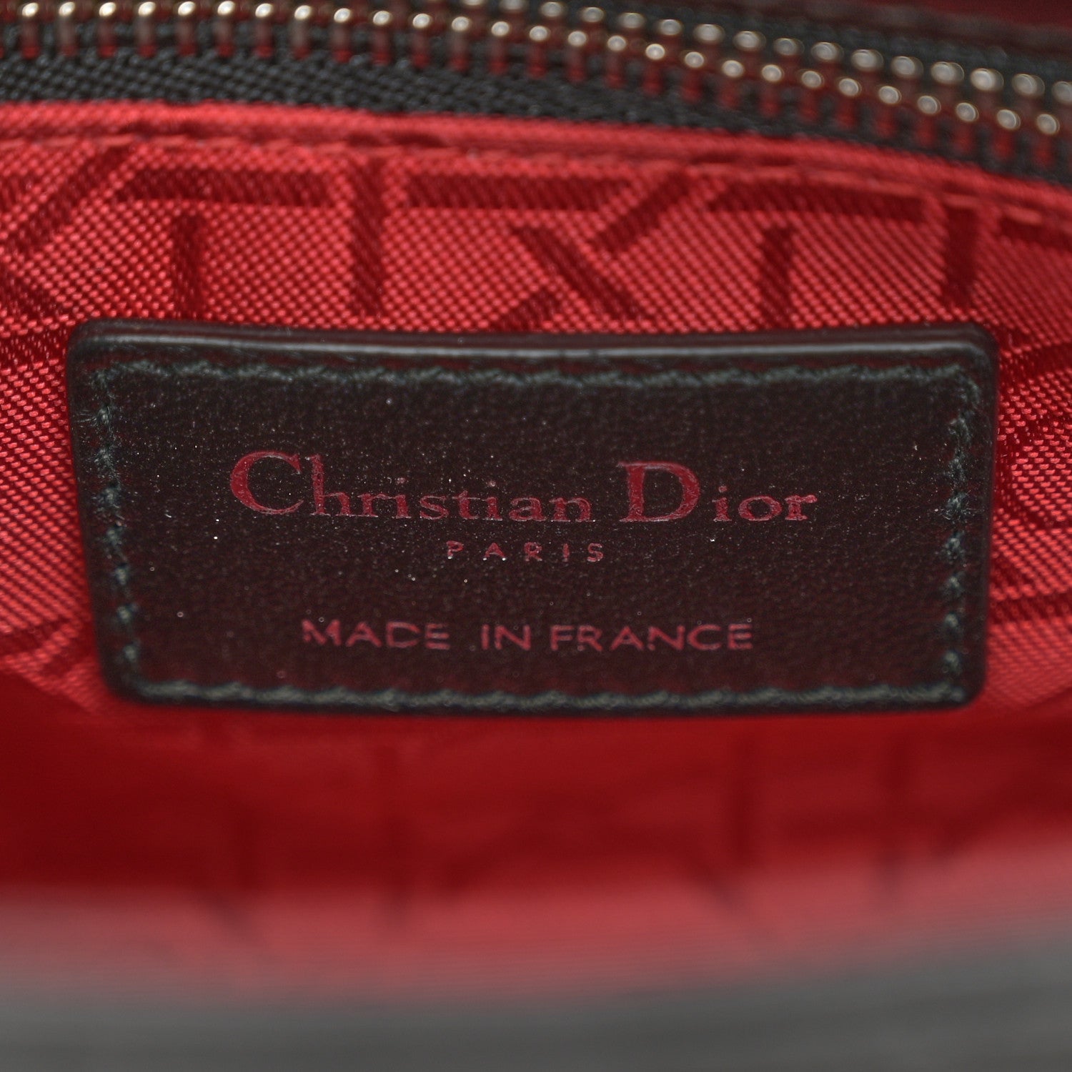 Christian Dior Lambskin Cannage Mini Lady Dior Black 6 of 11