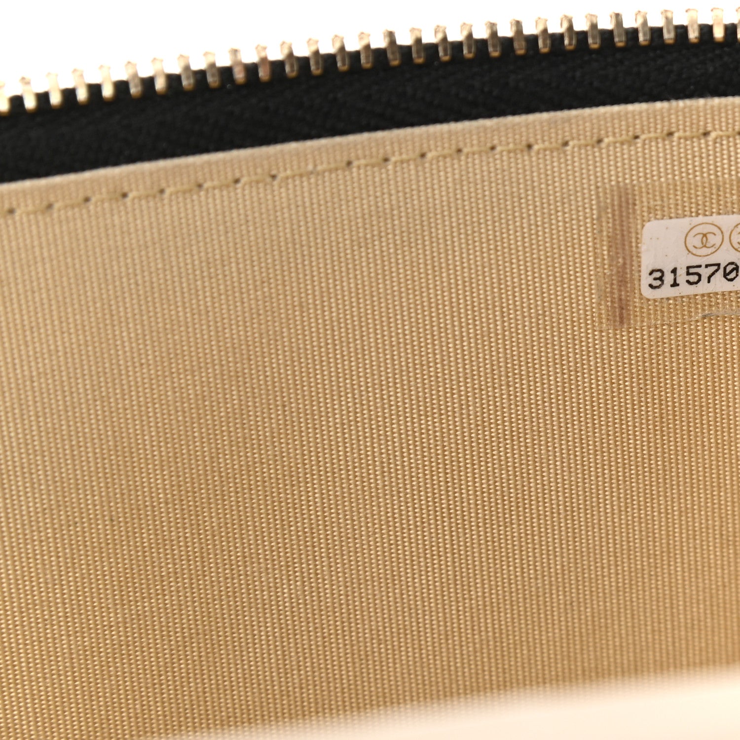 Chanel Lambskin Quilted Pearl Crush Small Vanity Case With Chain Black 7 of 9