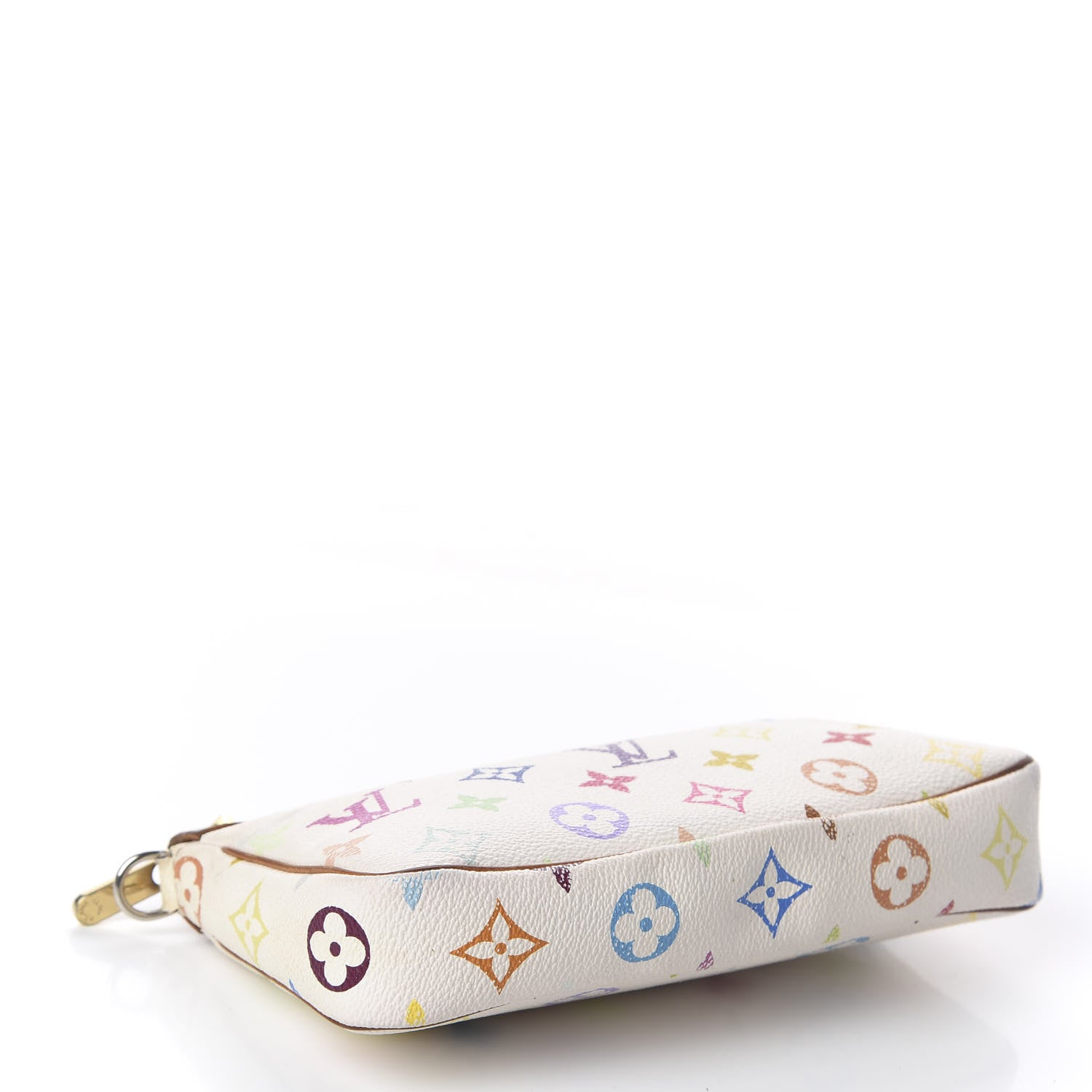 Louis Vuitton Monogram Multicolor Pochette Accessories White 3 of 8