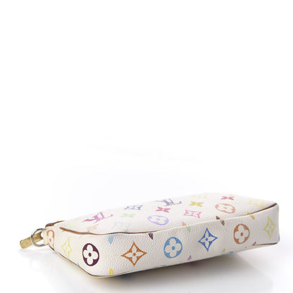 Louis Vuitton Monogram Multicolor Pochette Accessories White 3 of 8
