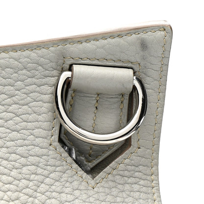Hermes Taurillon Clemence Jypsiere 37 Gris Perle 14 of 15