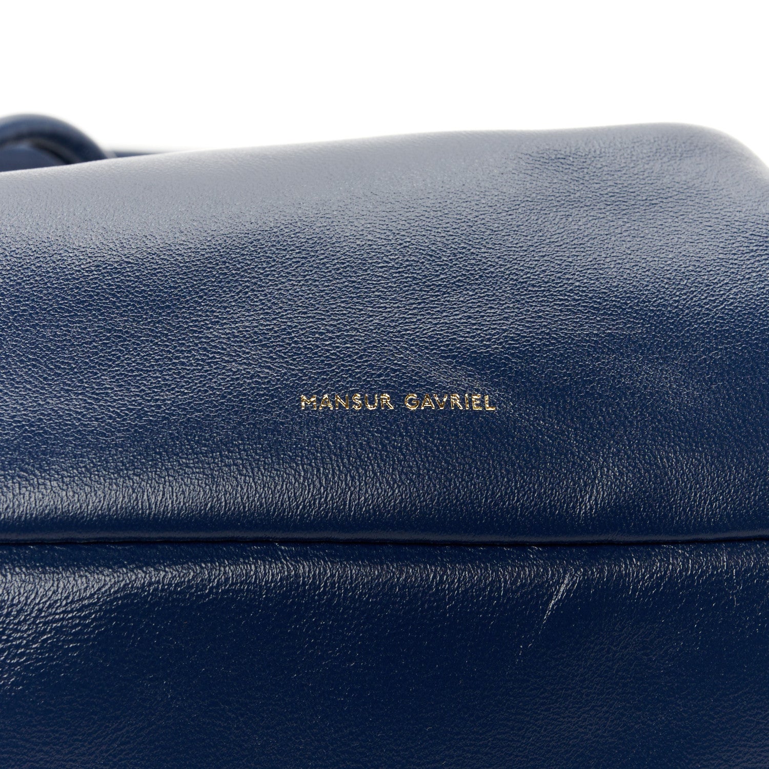 Mansur Gavriel Lambskin Mini Cloud Clutch Blue 7 of 10