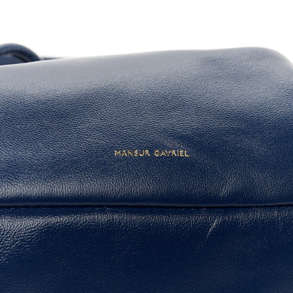 Mansur Gavriel Lambskin Mini Cloud Clutch Blue 7 of 10
