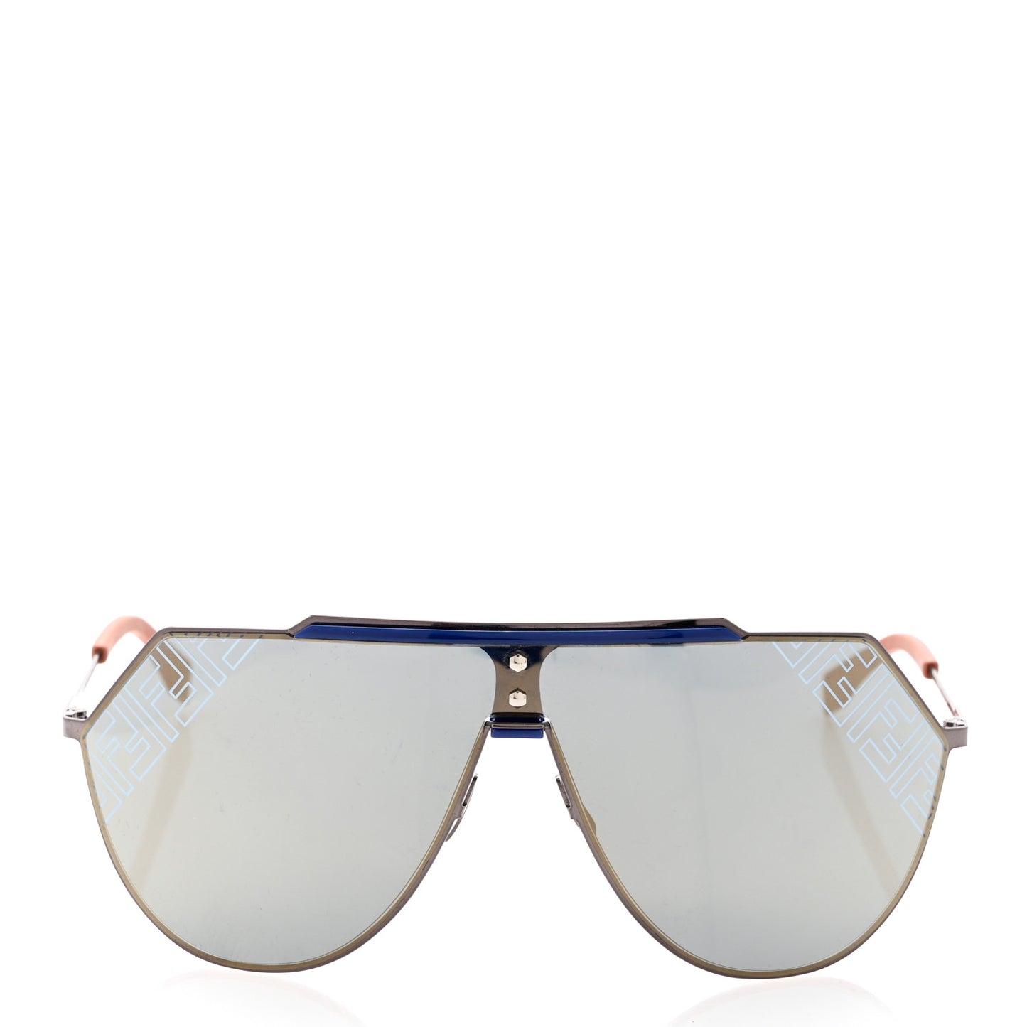 FF 99MM Shield Sunglasses FF M0075/S Silver