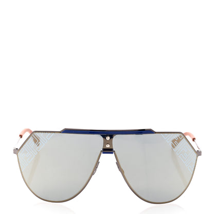 Fendi FF 99MM Shield Sunglasses FF M0075/S Silver 2 of 7