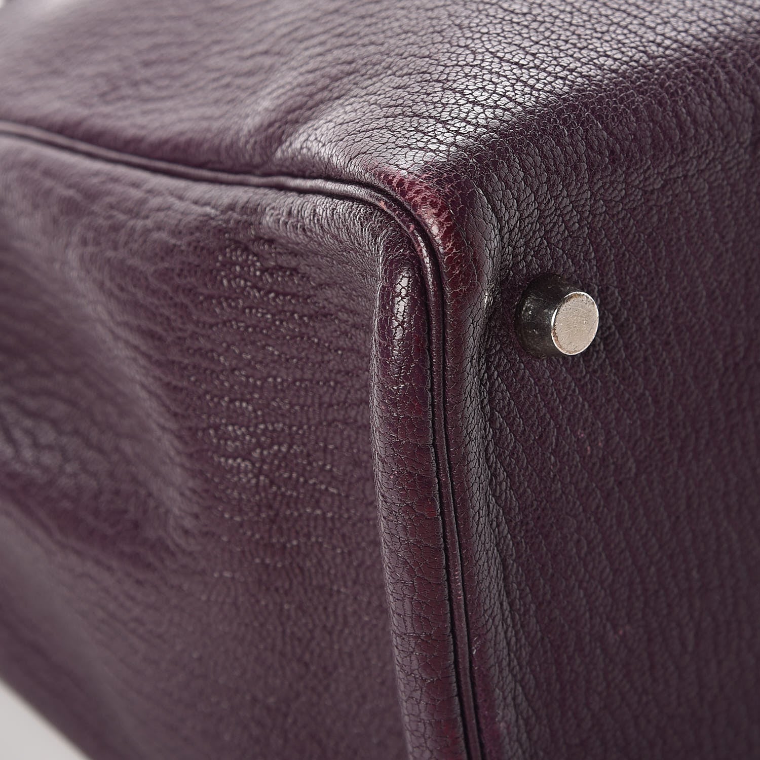 Hermes Chevre de Coromandel Cabana Tote Raisin 13 of 13