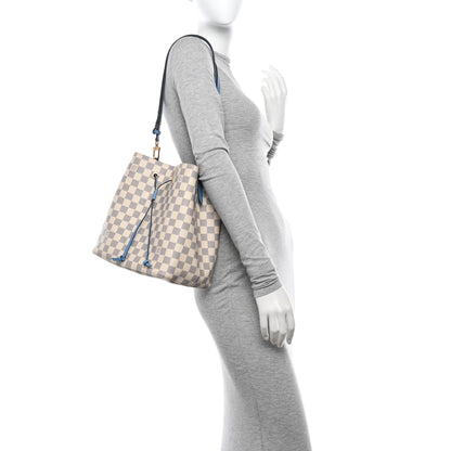 Louis Vuitton Damier Azur Neonoe MM Bleuet 2 of 10