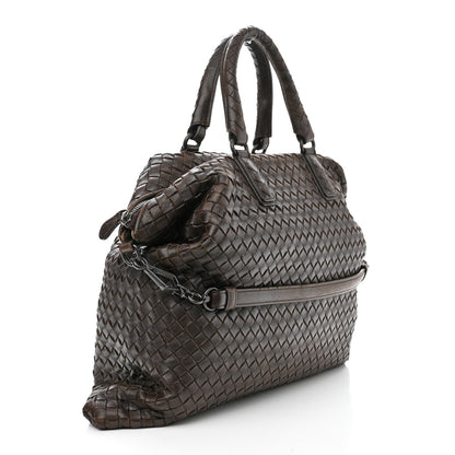 Bottega Veneta Nappa Intrecciato Maxi Convertible Tote Ebano 3 of 17