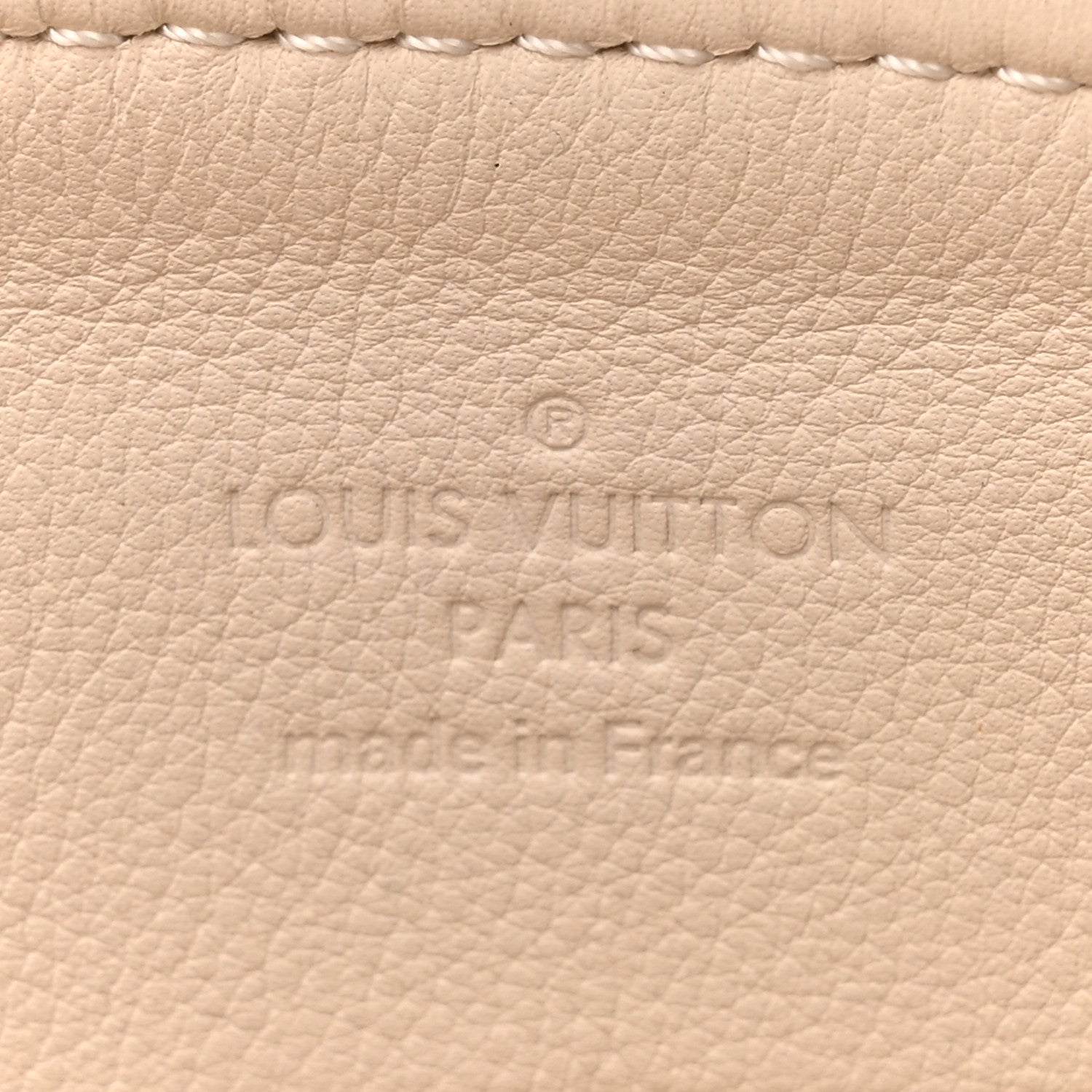Louis Vuitton Mahina Selene Pochette PM Ivory 6 of 6
