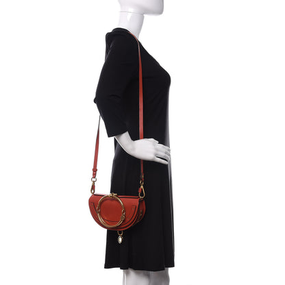 Chloe Calfskin Small Nile Bracelet Minaudiere Bag Earthy Red 2 of 9