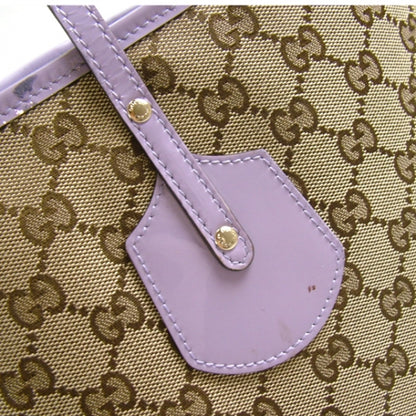 Gucci GG Monogram Loves Bergdorf Large Jolie Tote Purple 6 of 10