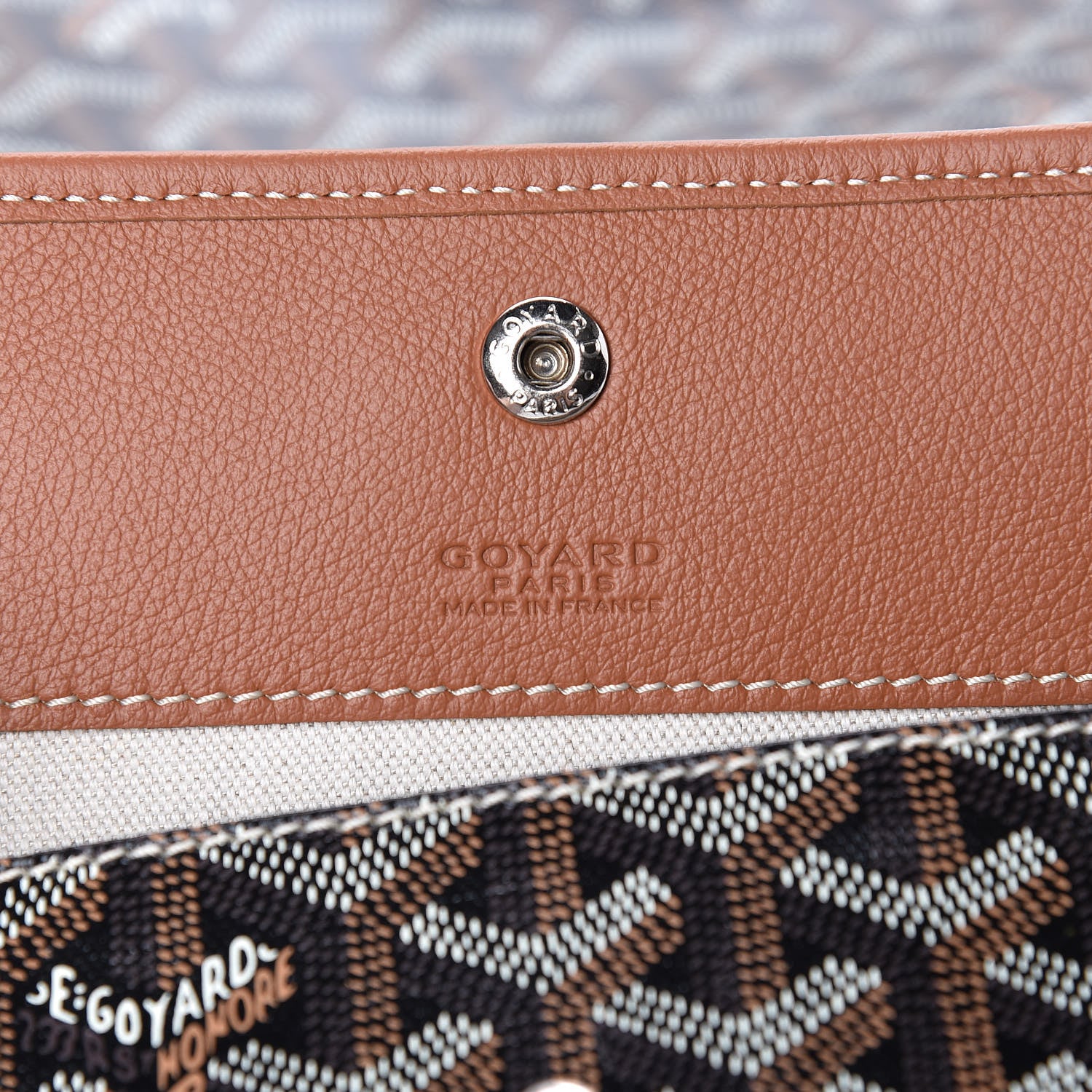 Goyard Goyardine Saint Louis GM Black Gold 7 of 10