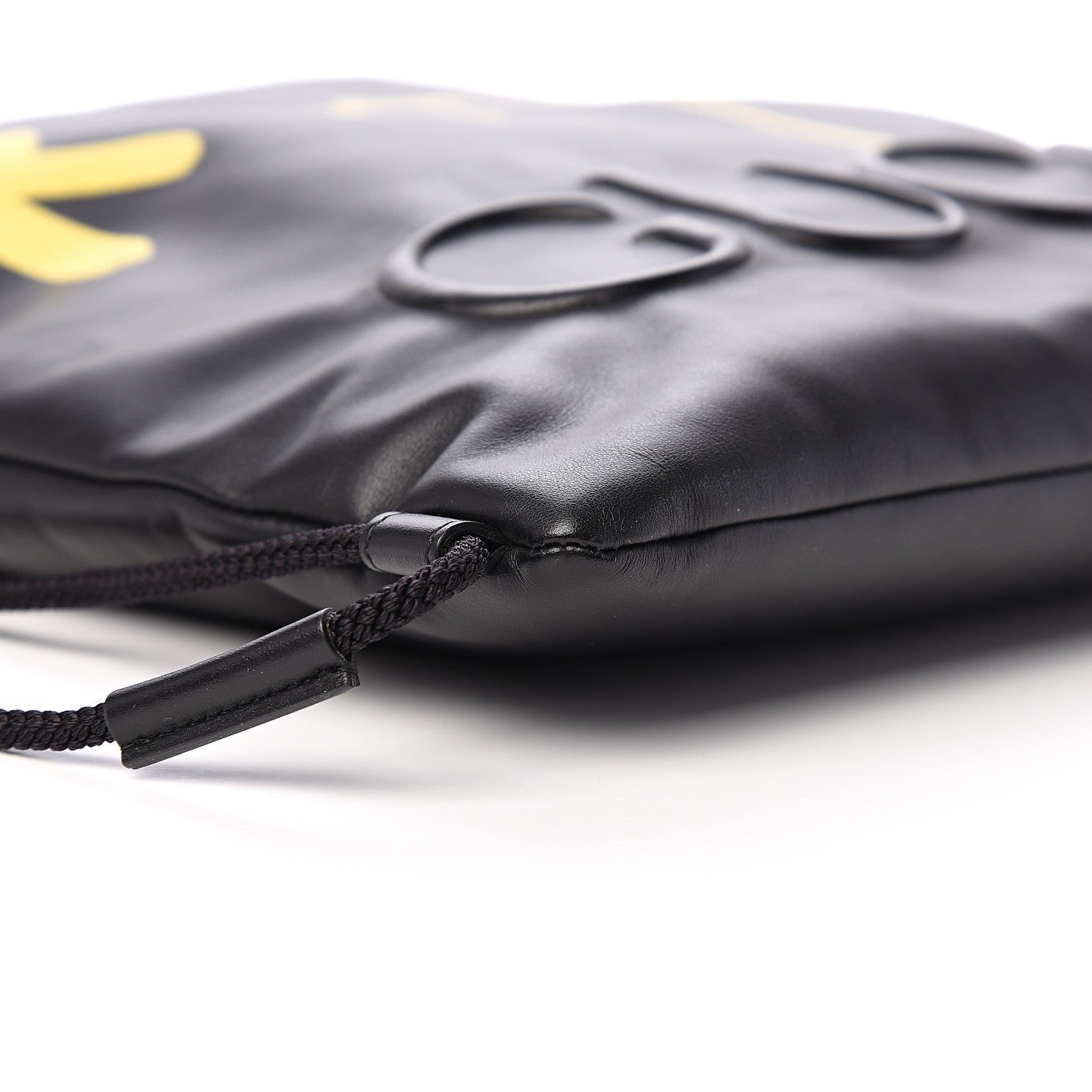 Gucci Calfskin Small GucciGhost Drawstring Backpack Black 9 of 11