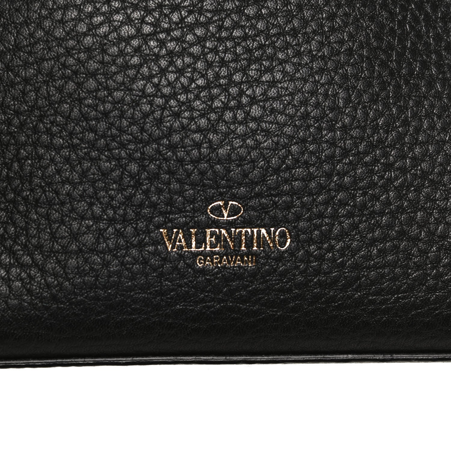 Valentino Garavani Pebbled Calfskin Medium Rockstud Flip Lock Crossbody Bag Black 7 of 10