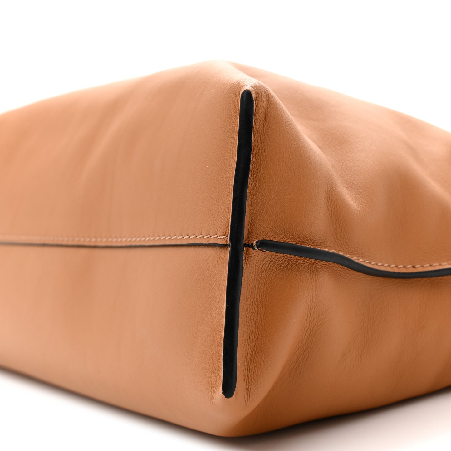Nappa Medium Flamenco Knot Bag Warm Desert