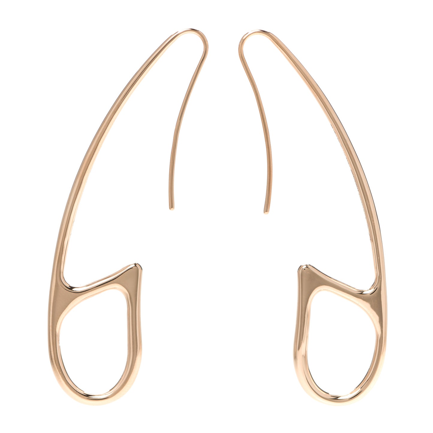 18K Rose Gold Chaine D'Ancre Punk Earrings