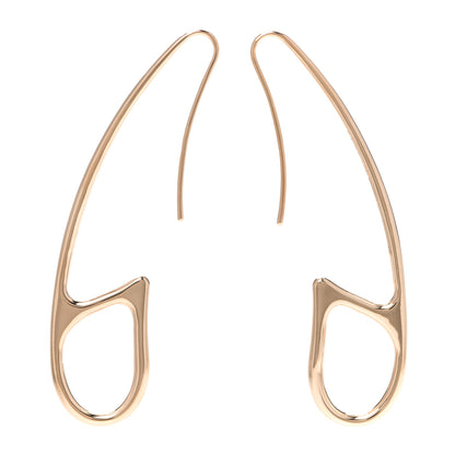 Hermes 18K Rose Gold Chaine D'Ancre Punk Earrings 1 of 4