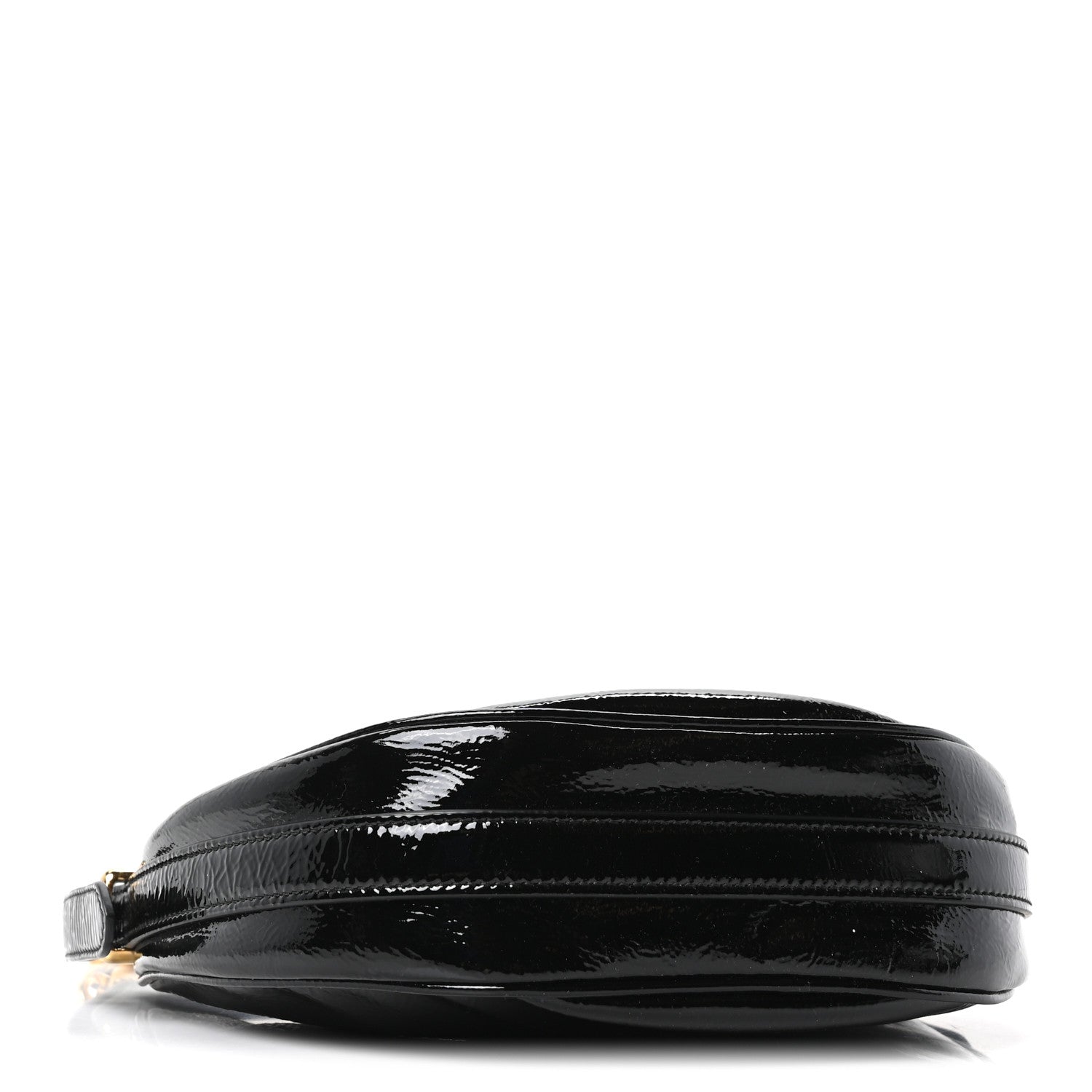 Prada Patent Naplak Arque Shoulder Bag Black 4 of 9