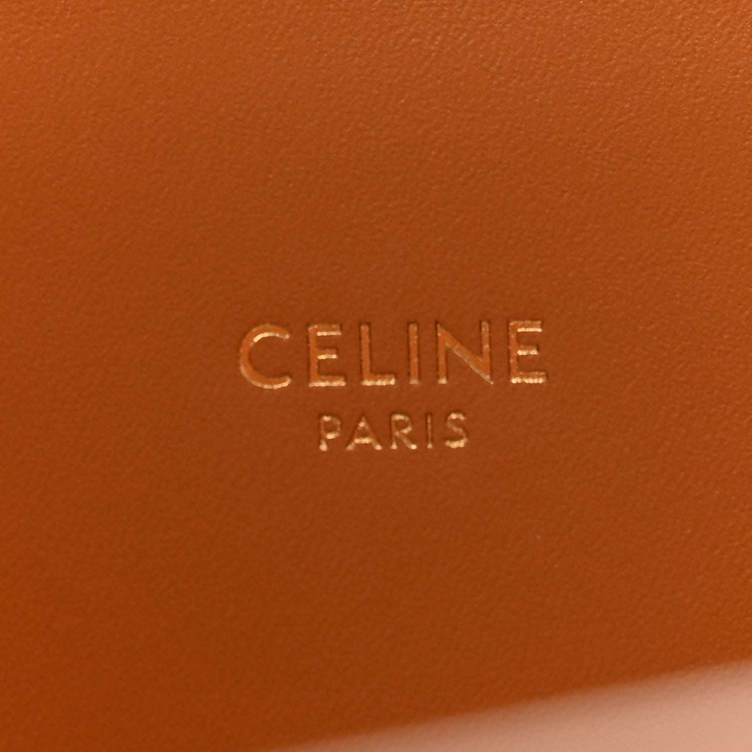 Celine Canvas Calfskin Logo Print Small Vertical Cabas Natural Tan 6 of 14
