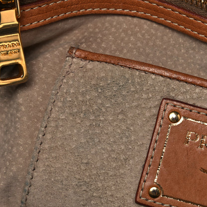 Prada Tweed Medium Shoulder Bag Blue 15 of 17