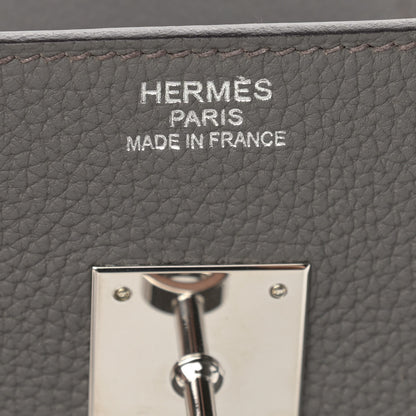 Hermes Togo Birkin 35 Etain 6 of 10