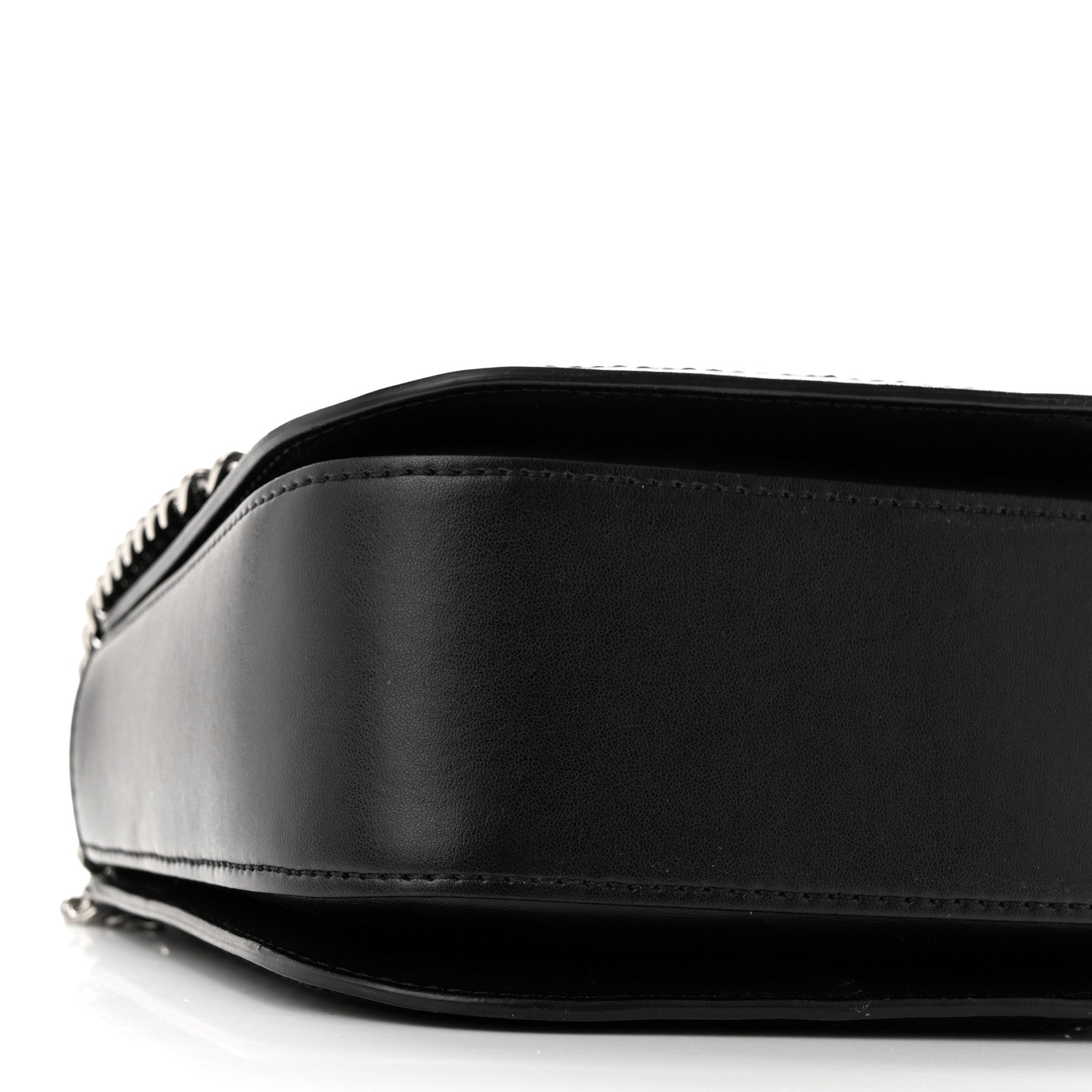 Stella McCartney Eco Alter Nappa Woven Mini Falabella Box Shoulder Bag Black 8 of 9