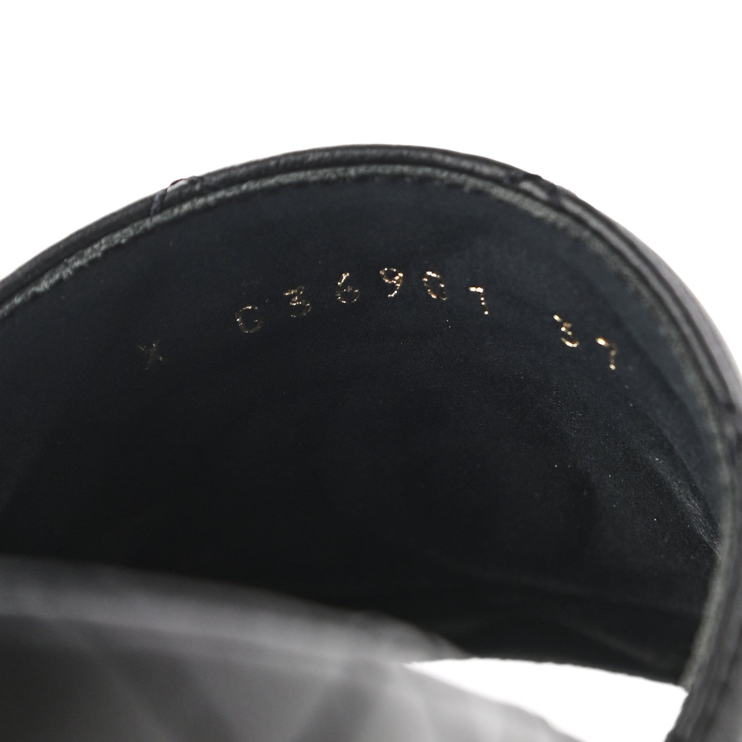 Chanel Lambskin Quilted CC Mules Sandals 37 Black 8 of 9