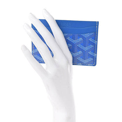 Goyard Goyardine Saint Sulpice Card Holder Sky Blue 2 of 8