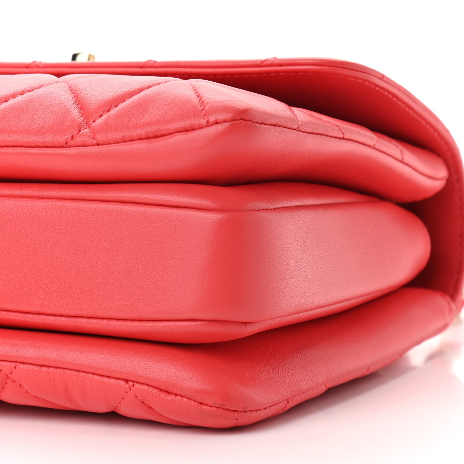 Chanel Lambskin Quilted Small Trendy CC Flap Dual Handle Bag Red 6 of 10