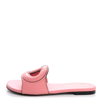 Christian Dior Calfskin D-Club Mule Sandal 35 Peach Boss 1 of 11