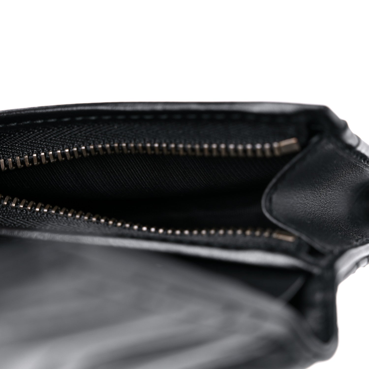 Gucci Calfskin Matelasse GG Marmont Card Case Wallet Black 9 of 10