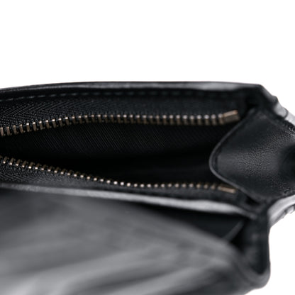 Gucci Calfskin Matelasse GG Marmont Card Case Wallet Black 9 of 10