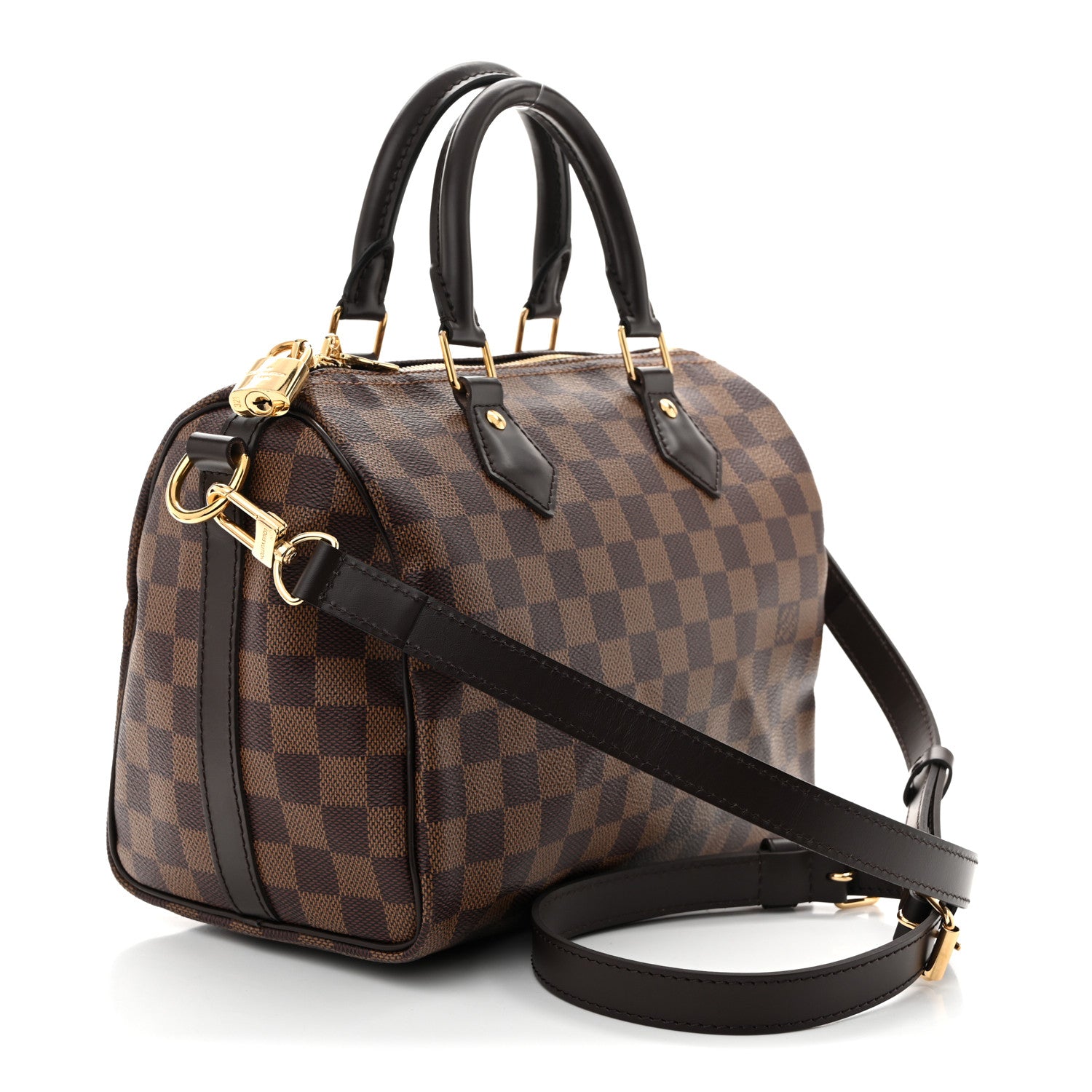 Louis Vuitton Damier Ebene Speedy Bandouliere 25 3 of 9