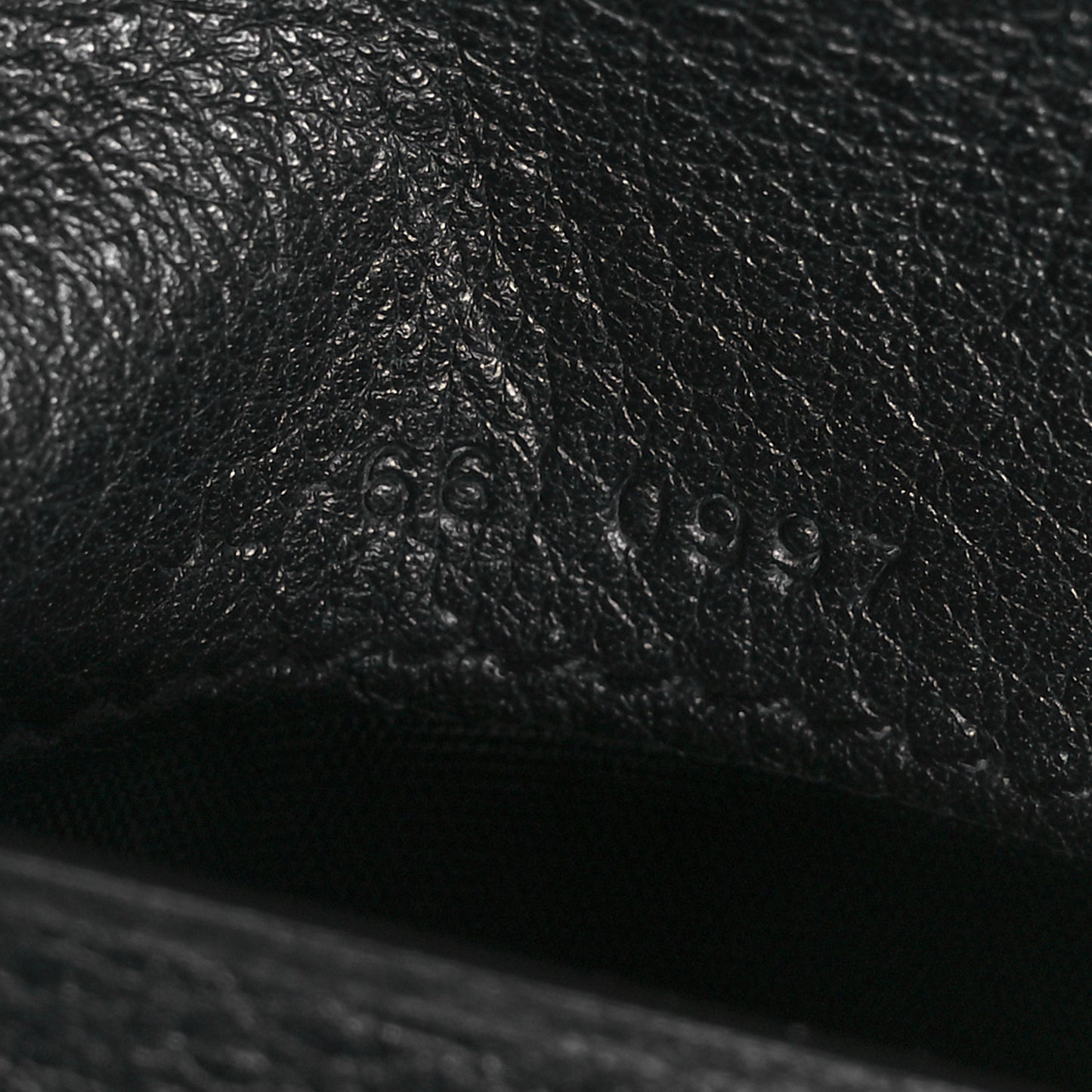 Calfskin Embossed Gancini Bi-Fold Wallet Black
