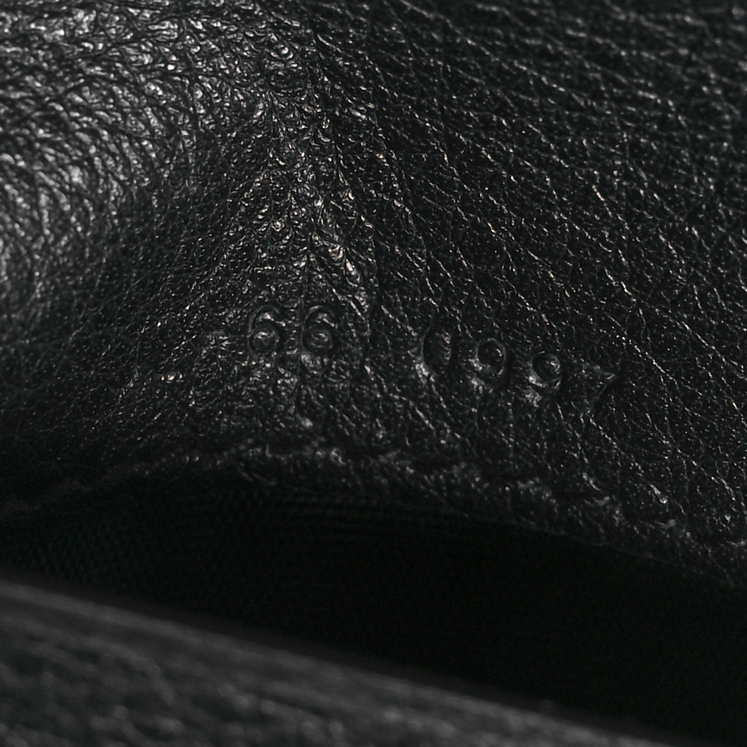 Salvatore Ferragamo Calfskin Embossed Gancini Bi-Fold Wallet Black 6 of 7