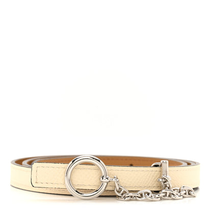 Hermes Epsom Swift Carrousel 13mm Belt 80 32 Nata Biscuit 1 of 4