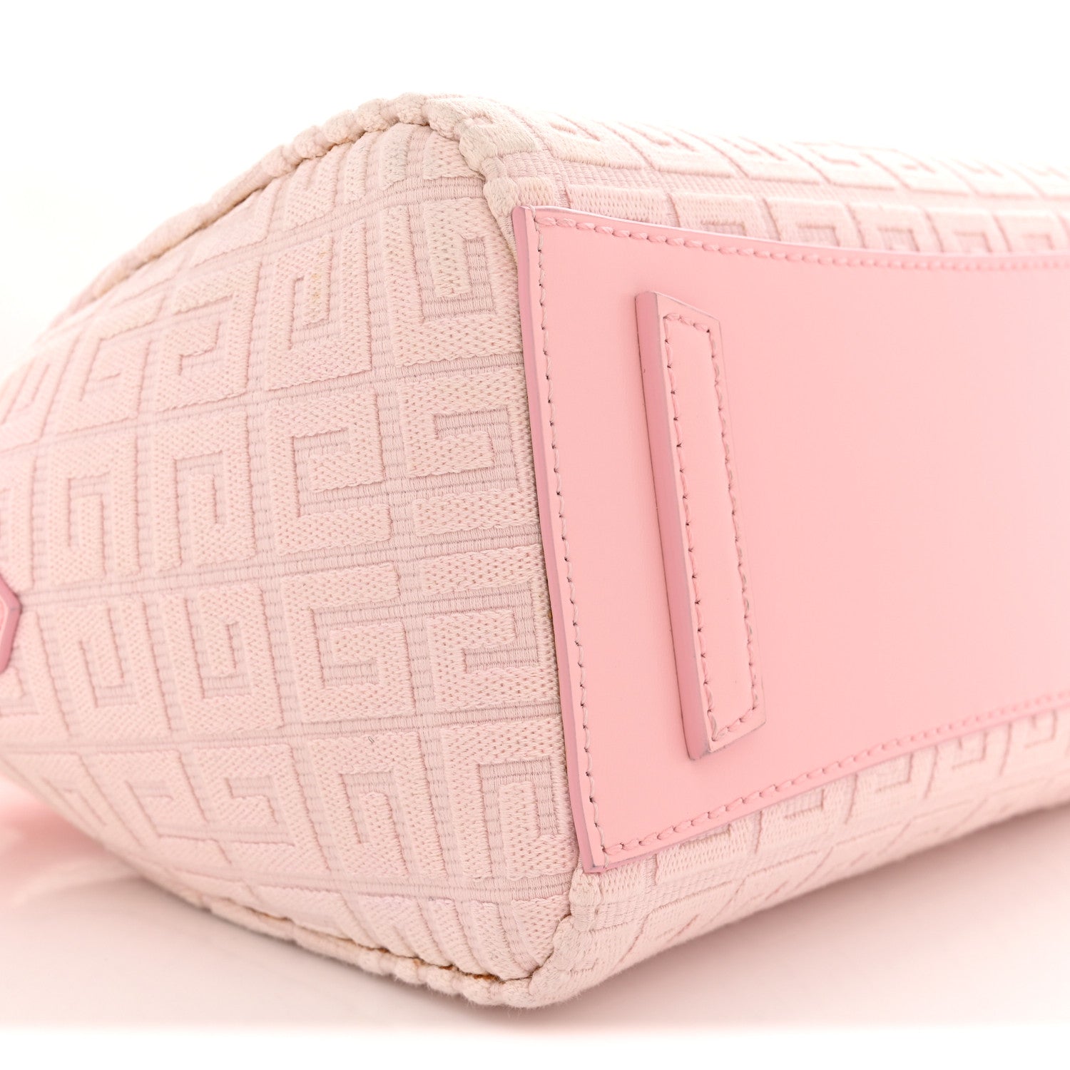 Givenchy Canvas Jacquard Embroidered Calfskin 4G Mini Antigona Tender Pink 9 of 12