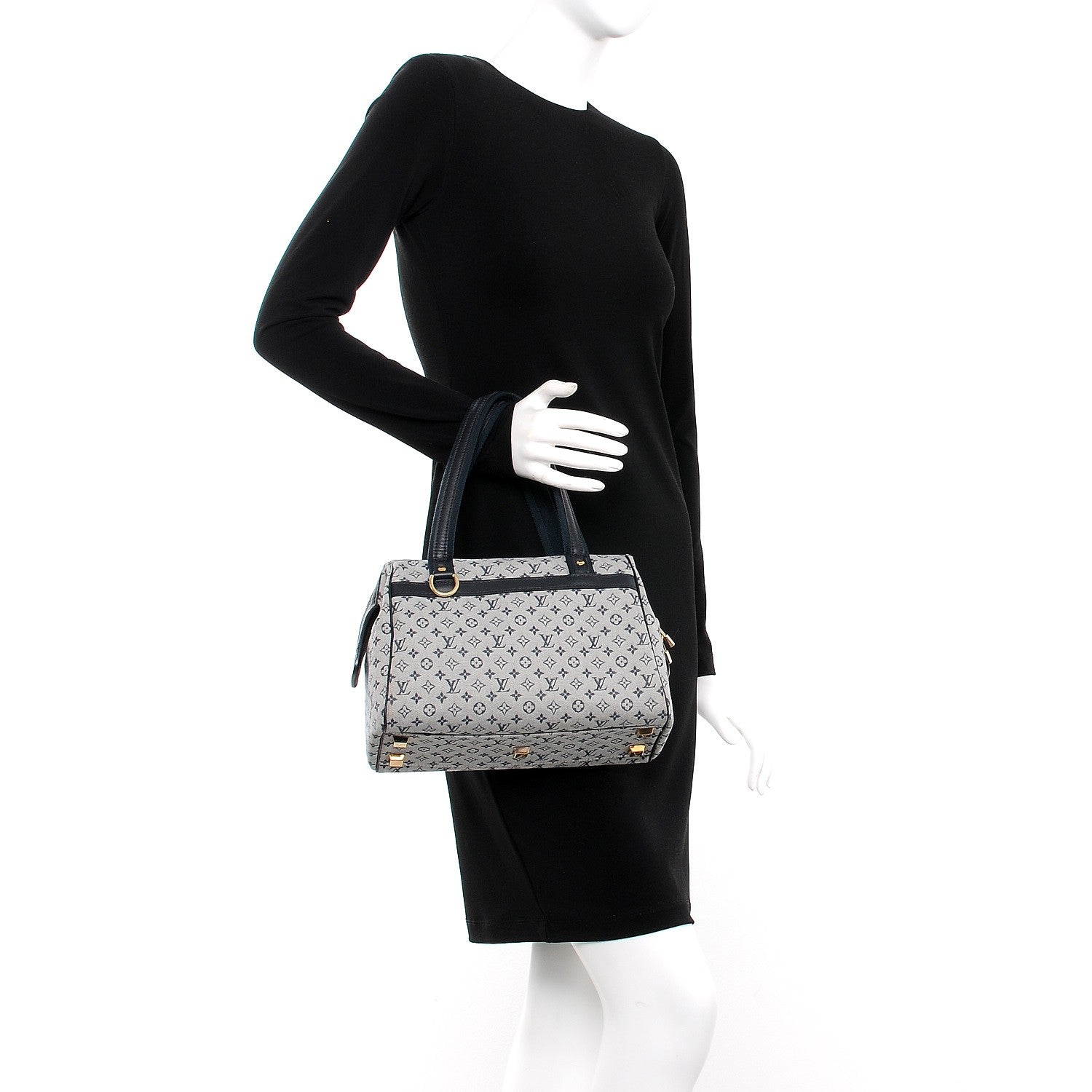 Louis Vuitton Mini Monogram Josephine PM Blue 2 of 7