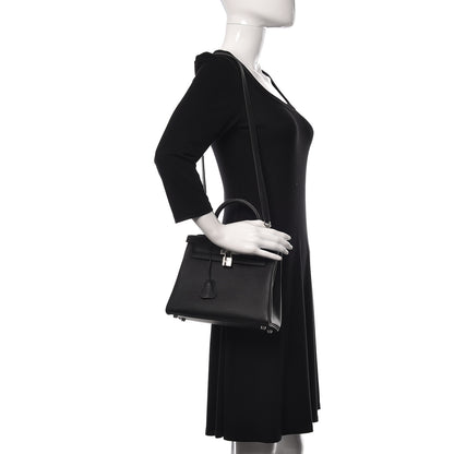Hermes Togo Kelly Retourne 25 Black 2 of 38
