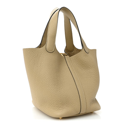 Hermes Taurillon Clemence Picotin Lock 18 PM Trench 3 of 10