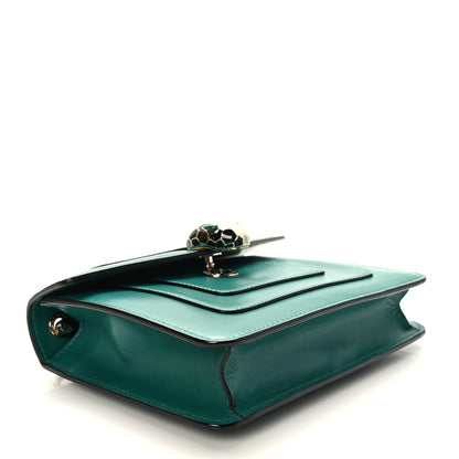 Bulgari Calfskin Serpenti Forever Crossbody Bag Emerald Green 5 of 10