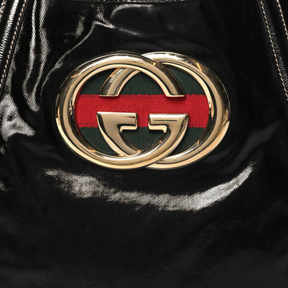 Gucci Dialux Medium Britt Shoulder Bag Black 8 of 14