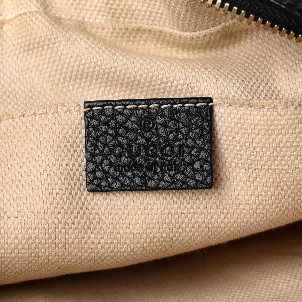 Pebbled Calfskin Small Soho Disco Bag Black