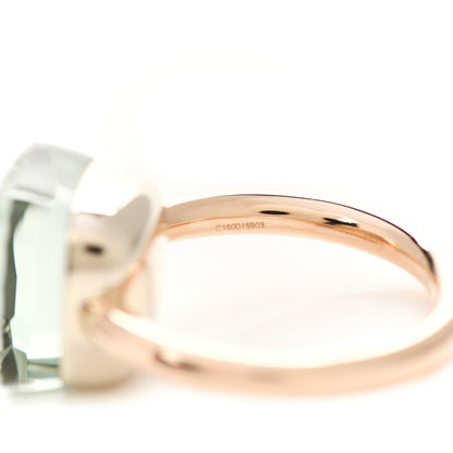 Pomellato 18K Rose Gold Prasiolite Classic Nudo Ring 54 6.75 6 of 7