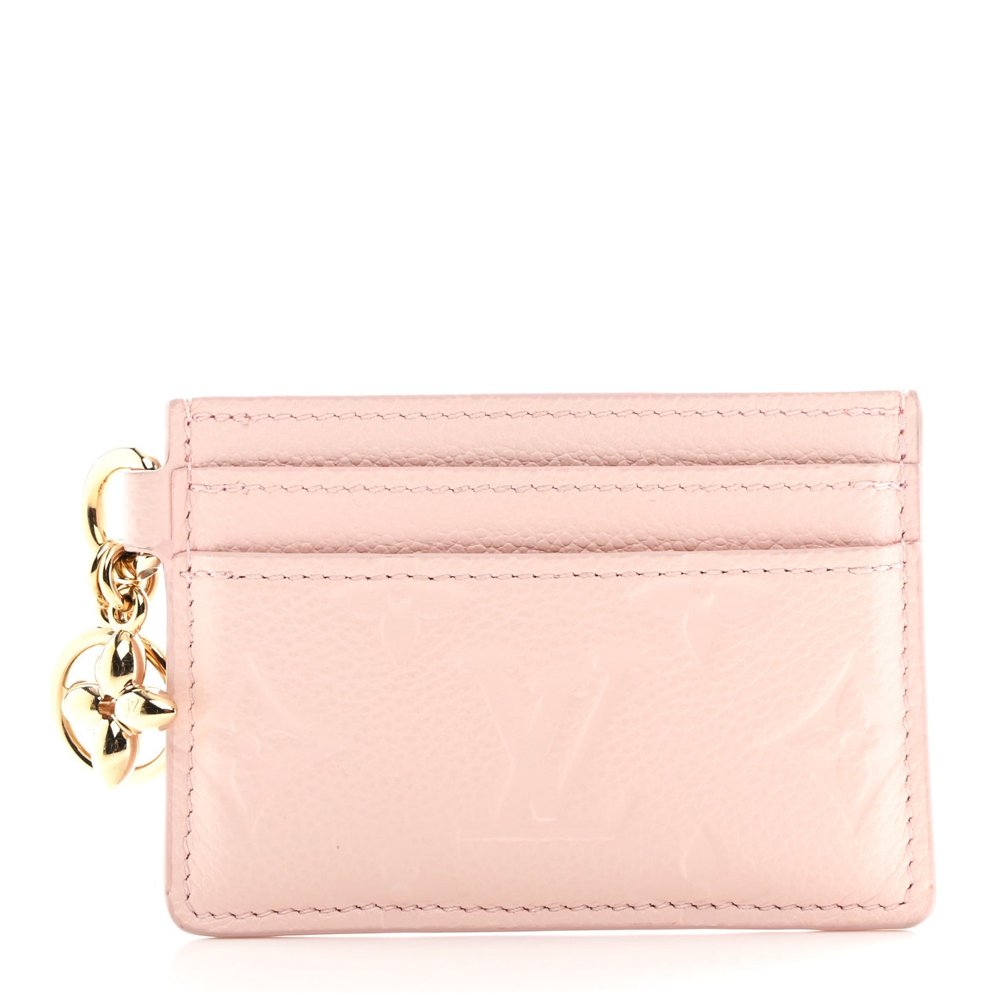 Empreinte LV Charms Card Holder Pink Opale