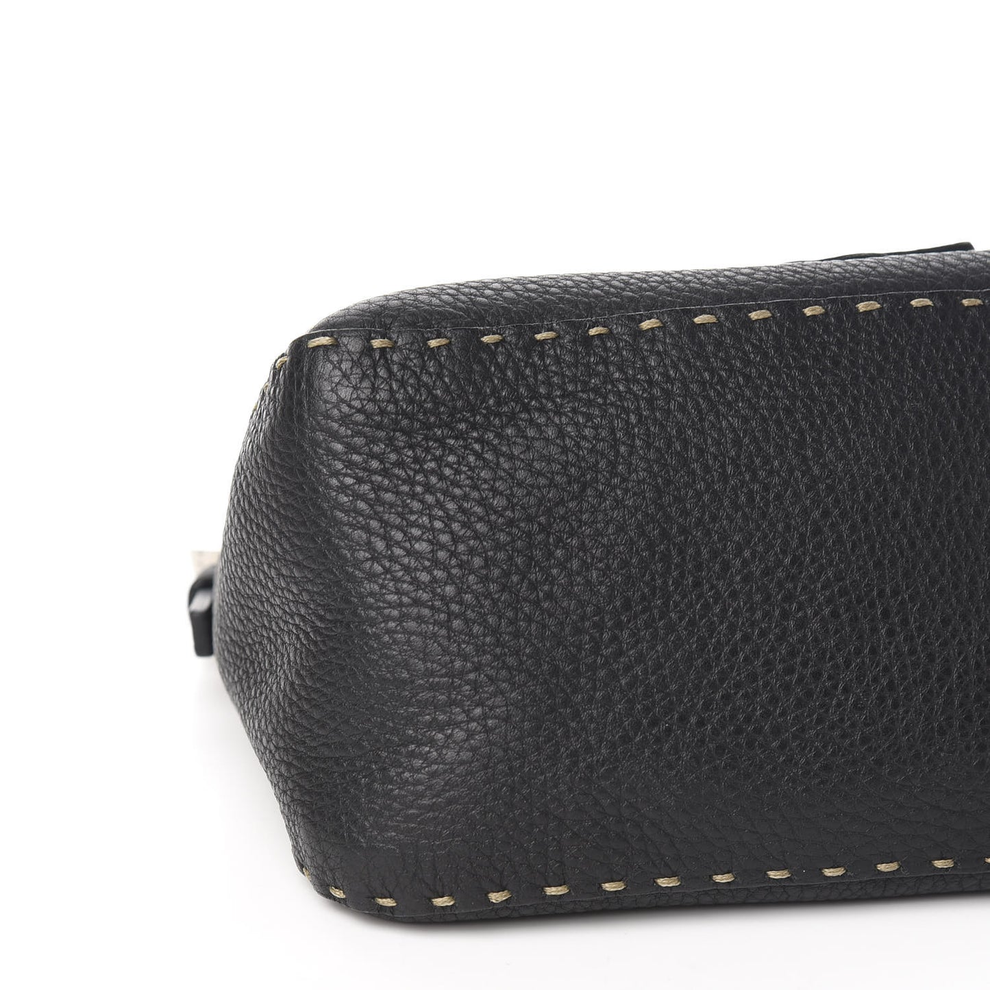 Calfskin Romano Selleria Baguette Black