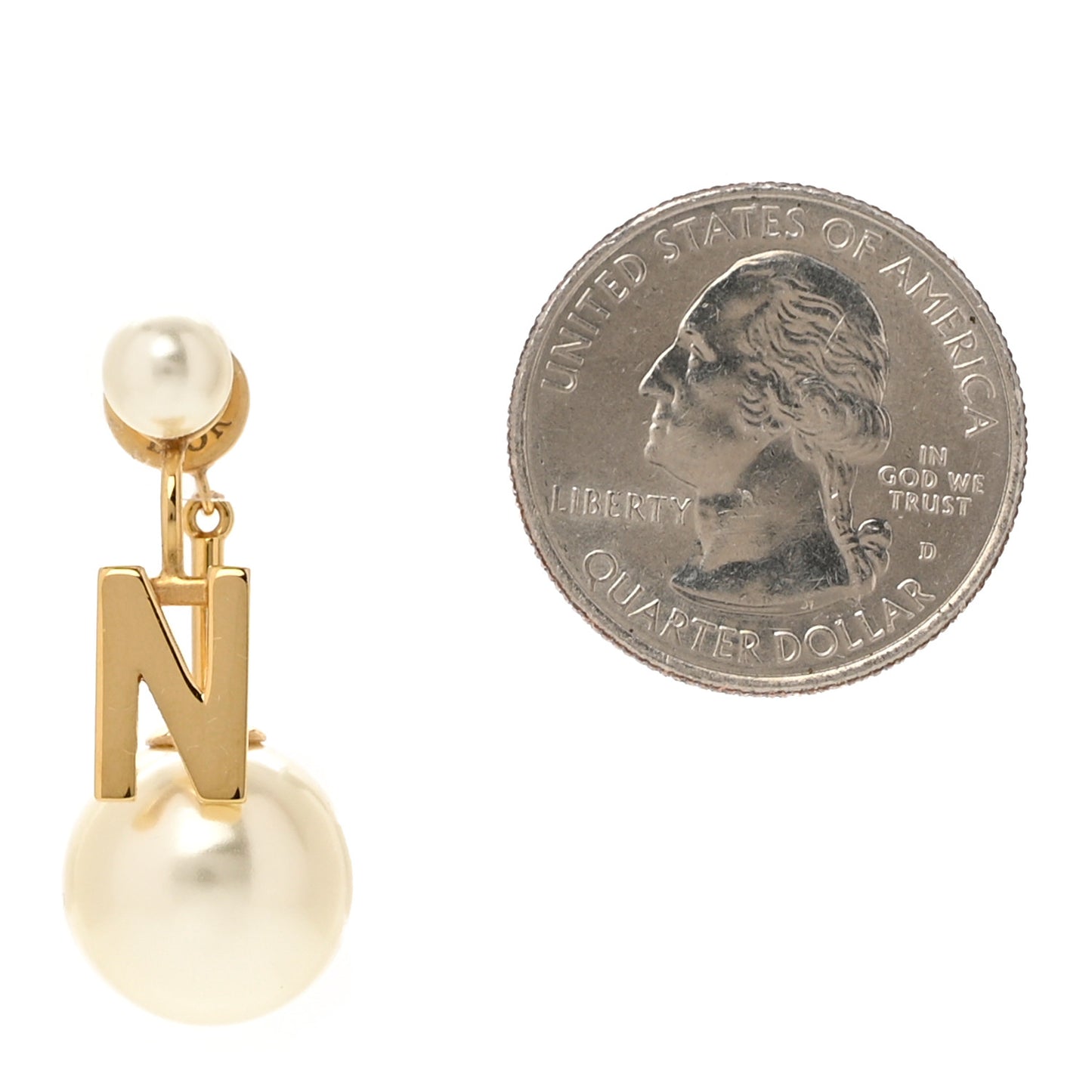 Pearl My ABCDior N Tribale Earring Gold