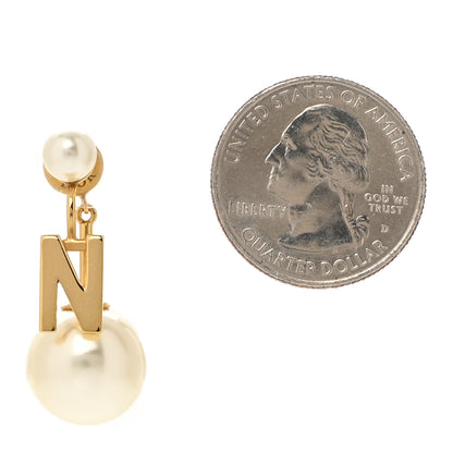 Christian Dior Pearl My ABCDior N Tribale Earring Gold 2 of 5